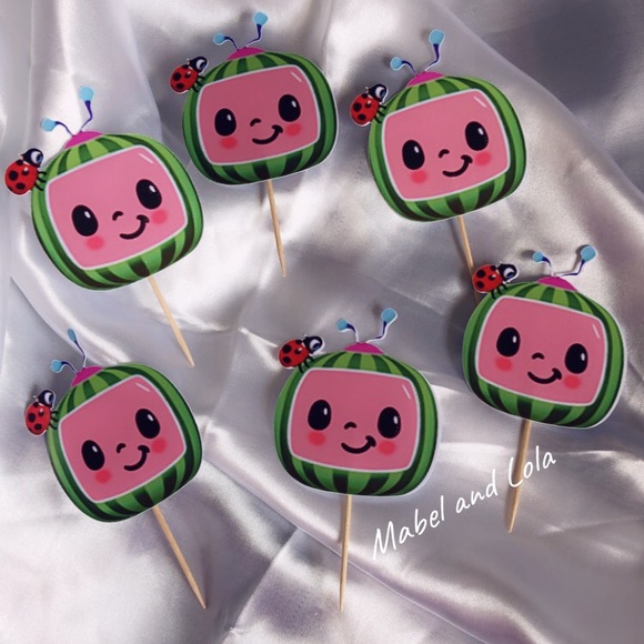 Cocomelon Cupcake Toppers Set of 26 - Picture 1 of 1